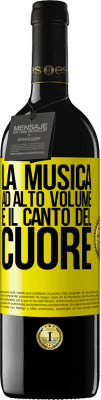 39,95 € Spedizione Gratuita | Vino rosso Edizione RED MBE Riserva La musica ad alto volume e il canto del cuore Etichetta Gialla. Etichetta personalizzabile Riserva 12 Mesi Raccogliere 2016 Tempranillo