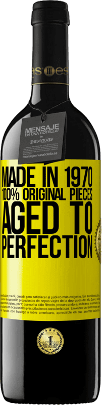 39,95 € 送料無料 | 赤ワイン REDエディション MBE 予約する 1970年製、100％オリジナルピース。Aged to perfection 黄色のラベル. カスタマイズ可能なラベル 予約する 12 月 収穫 2014 Tempranillo