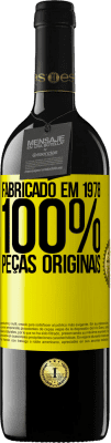 39,95 € Envio grátis | Vinho tinto Edição RED MBE Reserva Fabricado em 1978. 100% peças originais Etiqueta Amarela. Etiqueta personalizável Reserva 12 Meses Colheita 2014 Tempranillo