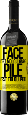 39,95 € Envoi gratuit | Vin rouge Édition RED MBE Réserve Face, c'est moi qui gagne, pile, c'est toi qui perd Étiquette Jaune. Étiquette personnalisable Réserve 12 Mois Récolte 2016 Tempranillo