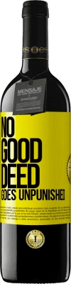 39,95 € Free Shipping | Red Wine RED Edition MBE Reserve No good deed goes unpunished Yellow Label. Customizable label Reserve 12 Months Harvest 2015 Tempranillo