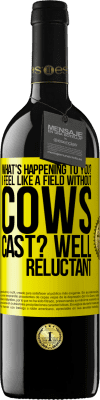 39,95 € Free Shipping | Red Wine RED Edition MBE Reserve What's happening to you? I feel like a field without cows. Cast? Well reluctant Yellow Label. Customizable label Reserve 12 Months Harvest 2015 Tempranillo