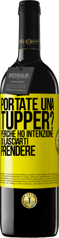 39,95 € Spedizione Gratuita | Vino rosso Edizione RED MBE Riserva Portate una tupper? Perché ho intenzione di lasciarti prendere Etichetta Gialla. Etichetta personalizzabile Riserva 12 Mesi Raccogliere 2014 Tempranillo