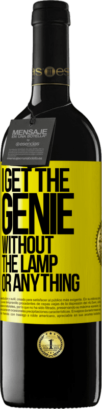 39,95 € 送料無料 | 赤ワイン REDエディション MBE 予約する ランプも何もなしで魔神を手に入れる 黄色のラベル. カスタマイズ可能なラベル 予約する 12 月 収穫 2016 Tempranillo