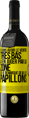 39,95 € Envoi gratuit | Vin rouge Édition RED MBE Réserve Je dois avoir le ventre très bas à en juger par la zone où je remarque déjà les papillons Étiquette Jaune. Étiquette personnalisable Réserve 12 Mois Récolte 2016 Tempranillo