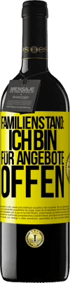 39,95 € Kostenloser Versand | Rotwein RED Ausgabe MBE Reserve Familienstand: Ich bin für Angebote offen Gelbes Etikett. Anpassbares Etikett Reserve 12 Monate Ernte 2014 Tempranillo