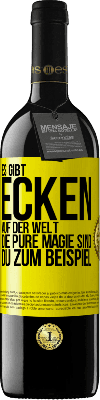 39,95 € Kostenloser Versand | Rotwein RED Ausgabe MBE Reserve Es gibt Ecken auf der Welt, die pure Magie sind. du zum Beispiel Gelbes Etikett. Anpassbares Etikett Reserve 12 Monate Ernte 2015 Tempranillo