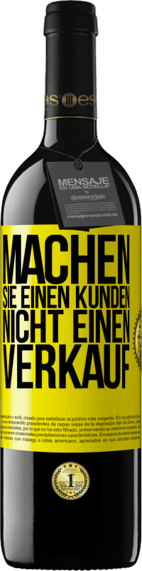 39,95 € Kostenloser Versand | Rotwein RED Ausgabe MBE Reserve Machen Sie einen Kunden, nicht einen Verkauf Gelbes Etikett. Anpassbares Etikett Reserve 12 Monate Ernte 2014 Tempranillo