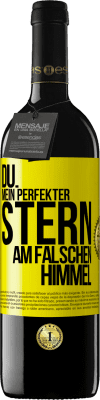 39,95 € Kostenloser Versand | Rotwein RED Ausgabe MBE Reserve Du. Mein perfekter Stern am falschen Himmel Gelbes Etikett. Anpassbares Etikett Reserve 12 Monate Ernte 2014 Tempranillo