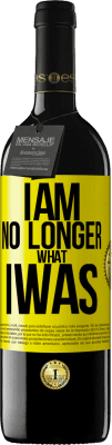 39,95 € 送料無料 | 赤ワイン REDエディション MBE 予約する 私はもはや私がそうであったものではありません 黄色のラベル. カスタマイズ可能なラベル 予約する 12 月 収穫 2016 Tempranillo