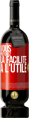 49,95 € Envoi gratuit | Vin rouge Édition Premium MBS® Réserve Vous préférez la facilité à l'utile Étiquette Rouge. Étiquette personnalisable Réserve 12 Mois Récolte 2015 Tempranillo