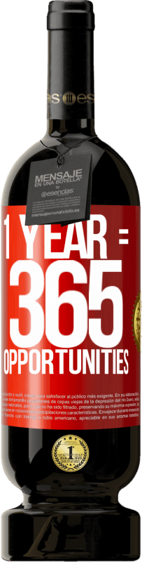49,95 € Envio grátis | Vinho tinto Edição Premium MBS® Reserva 1 year 365 opportunities Etiqueta Vermelha. Etiqueta personalizável Reserva 12 Meses Colheita 2016 Tempranillo