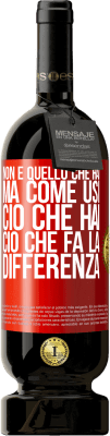 49,95 € Spedizione Gratuita | Vino rosso Edizione Premium MBS® Riserva Non è quello che hai, ma come usi ciò che hai, ciò che fa la differenza Etichetta Rossa. Etichetta personalizzabile Riserva 12 Mesi Raccogliere 2016 Tempranillo