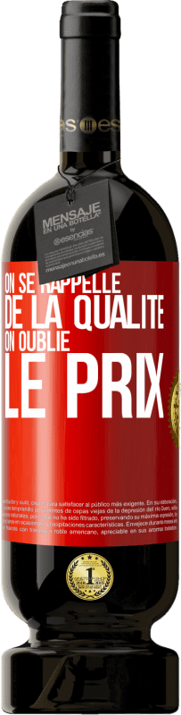 49,95 € Envoi gratuit | Vin rouge Édition Premium MBS® Réserve On se rappelle de la qualité, on oublie le prix Étiquette Rouge. Étiquette personnalisable Réserve 12 Mois Récolte 2015 Tempranillo