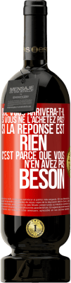 49,95 € Envoi gratuit | Vin rouge Édition Premium MBS® Réserve Que vous arrivera-t-il si vous ne l'achetez pas? Si la réponse est rien c'est parce que vous n'en avez pas besoin Étiquette Rouge. Étiquette personnalisable Réserve 12 Mois Récolte 2015 Tempranillo