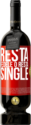 49,95 € Spedizione Gratuita | Vino rosso Edizione Premium MBS® Riserva Resta fedele o resta single Etichetta Rossa. Etichetta personalizzabile Riserva 12 Mesi Raccogliere 2016 Tempranillo