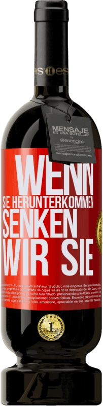 49,95 € Kostenloser Versand | Rotwein Premium Ausgabe MBS® Reserve Wenn Sie herunterkommen, senken wir Sie Rote Markierung. Anpassbares Etikett Reserve 12 Monate Ernte 2015 Tempranillo