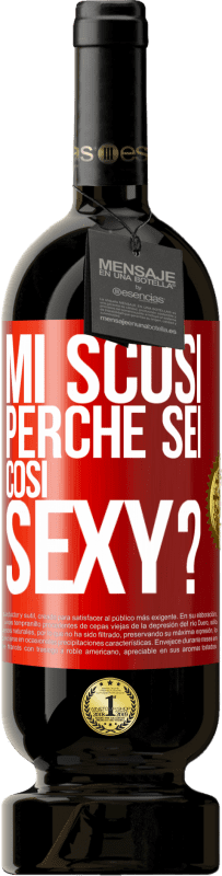49,95 € Spedizione Gratuita | Vino rosso Edizione Premium MBS® Riserva Mi scusi, perché sei così sexy? Etichetta Rossa. Etichetta personalizzabile Riserva 12 Mesi Raccogliere 2016 Tempranillo
