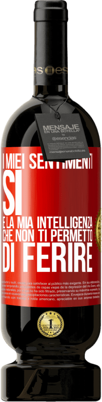 49,95 € Spedizione Gratuita | Vino rosso Edizione Premium MBS® Riserva I miei sentimenti, sì. È la mia intelligenza che non ti permetto di ferire Etichetta Rossa. Etichetta personalizzabile Riserva 12 Mesi Raccogliere 2015 Tempranillo