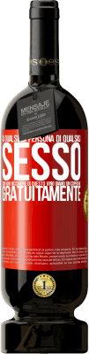 49,95 € Spedizione Gratuita | Vino rosso Edizione Premium MBS® Riserva A qualsiasi persona di qualsiasi SESSO con ogni bicchiere di questo vino diamo un coperchio GRATUITAMENTE Etichetta Rossa. Etichetta personalizzabile Riserva 12 Mesi Raccogliere 2014 Tempranillo