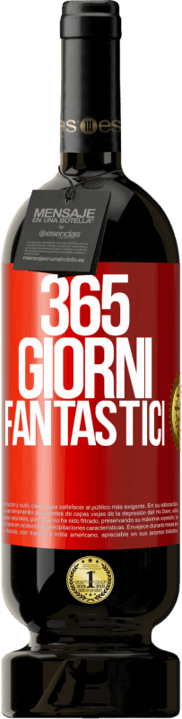 49,95 € Spedizione Gratuita | Vino rosso Edizione Premium MBS® Riserva 365 giorni fantastici Etichetta Rossa. Etichetta personalizzabile Riserva 12 Mesi Raccogliere 2015 Tempranillo