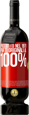 49,95 € Spedizione Gratuita | Vino rosso Edizione Premium MBS® Riserva Prodotto nel 1978. Parti originali al 100% Etichetta Rossa. Etichetta personalizzabile Riserva 12 Mesi Raccogliere 2014 Tempranillo