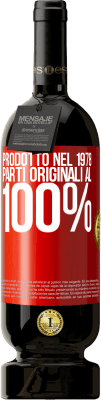 49,95 € Spedizione Gratuita | Vino rosso Edizione Premium MBS® Riserva Prodotto nel 1978. Parti originali al 100% Etichetta Rossa. Etichetta personalizzabile Riserva 12 Mesi Raccogliere 2016 Tempranillo