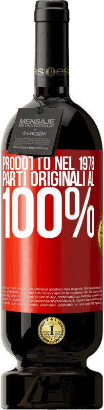 49,95 € Spedizione Gratuita | Vino rosso Edizione Premium MBS® Riserva Prodotto nel 1978. Parti originali al 100% Etichetta Rossa. Etichetta personalizzabile Riserva 12 Mesi Raccogliere 2015 Tempranillo