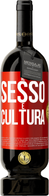 49,95 € Spedizione Gratuita | Vino rosso Edizione Premium MBS® Riserva Il sesso è cultura Etichetta Rossa. Etichetta personalizzabile Riserva 12 Mesi Raccogliere 2014 Tempranillo