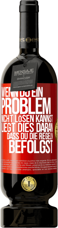 49,95 € Kostenloser Versand | Rotwein Premium Ausgabe MBS® Reserve Wenn du ein Problem nicht lösen kannst, liegt dies daran, dass du die Regeln befolgst Rote Markierung. Anpassbares Etikett Reserve 12 Monate Ernte 2016 Tempranillo