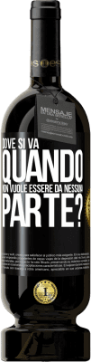 49,95 € Spedizione Gratuita | Vino rosso Edizione Premium MBS® Riserva dove si va quando non vuole essere da nessuna parte? Etichetta Nera. Etichetta personalizzabile Riserva 12 Mesi Raccogliere 2015 Tempranillo