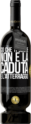 49,95 € Spedizione Gratuita | Vino rosso Edizione Premium MBS® Riserva Ciò che ti uccide non è la caduta, è l'atterraggio Etichetta Nera. Etichetta personalizzabile Riserva 12 Mesi Raccogliere 2016 Tempranillo