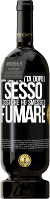 49,95 € Spedizione Gratuita | Vino rosso Edizione Premium MBS® Riserva Una sigaretta dopo il sesso. È così che ho smesso di fumare Etichetta Nera. Etichetta personalizzabile Riserva 12 Mesi Raccogliere 2016 Tempranillo