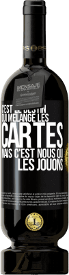 49,95 € Envoi gratuit | Vin rouge Édition Premium MBS® Réserve C'est le destin qui mélange les cartes, mais c'est nous qui les jouons Étiquette Noire. Étiquette personnalisable Réserve 12 Mois Récolte 2014 Tempranillo