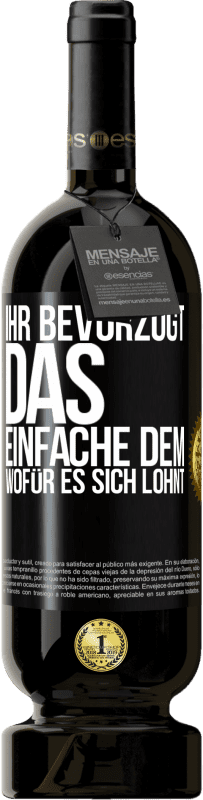49,95 € Kostenloser Versand | Rotwein Premium Ausgabe MBS® Reserve Ihr bevorzugt das Einfache dem, wofür es sich lohnt Schwarzes Etikett. Anpassbares Etikett Reserve 12 Monate Ernte 2016 Tempranillo
