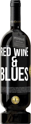 49,95 € 送料無料 | 赤ワイン プレミアム版 MBS® 予約する Red wine & Blues ブラックラベル. カスタマイズ可能なラベル 予約する 12 月 収穫 2015 Tempranillo