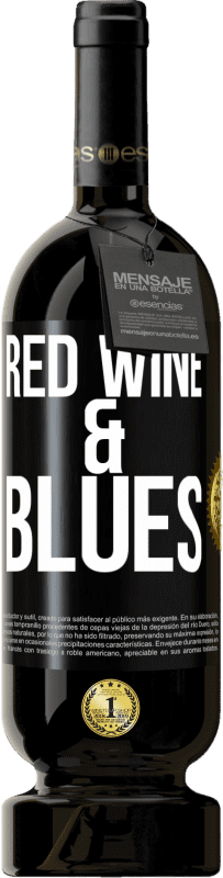 49,95 € Spedizione Gratuita | Vino rosso Edizione Premium MBS® Riserva Red wine & Blues Etichetta Nera. Etichetta personalizzabile Riserva 12 Mesi Raccogliere 2014 Tempranillo