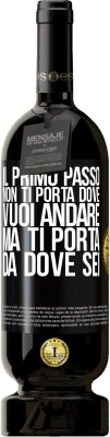 49,95 € Spedizione Gratuita | Vino rosso Edizione Premium MBS® Riserva Il primo passo non ti porta dove vuoi andare, ma ti porta da dove sei Etichetta Nera. Etichetta personalizzabile Riserva 12 Mesi Raccogliere 2015 Tempranillo