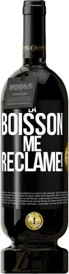 49,95 € Envoi gratuit | Vin rouge Édition Premium MBS® Réserve La boisson me réclame! Étiquette Noire. Étiquette personnalisable Réserve 12 Mois Récolte 2014 Tempranillo