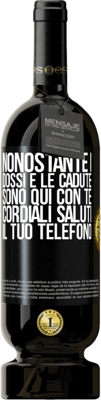 49,95 € Spedizione Gratuita | Vino rosso Edizione Premium MBS® Riserva Nonostante i dossi e le cadute, sono qui con te. Cordiali saluti, il tuo telefono Etichetta Nera. Etichetta personalizzabile Riserva 12 Mesi Raccogliere 2015 Tempranillo