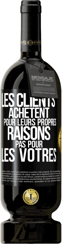 49,95 € Envoi gratuit | Vin rouge Édition Premium MBS® Réserve Les clients achètent pour leurs propres raisons pas pour les vôtres Étiquette Noire. Étiquette personnalisable Réserve 12 Mois Récolte 2016 Tempranillo