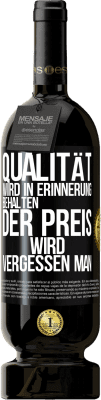 49,95 € Kostenloser Versand | Rotwein Premium Ausgabe MBS® Reserve Qualität wird in Erinnerung behalten, der Preis wird vergessen man Schwarzes Etikett. Anpassbares Etikett Reserve 12 Monate Ernte 2015 Tempranillo