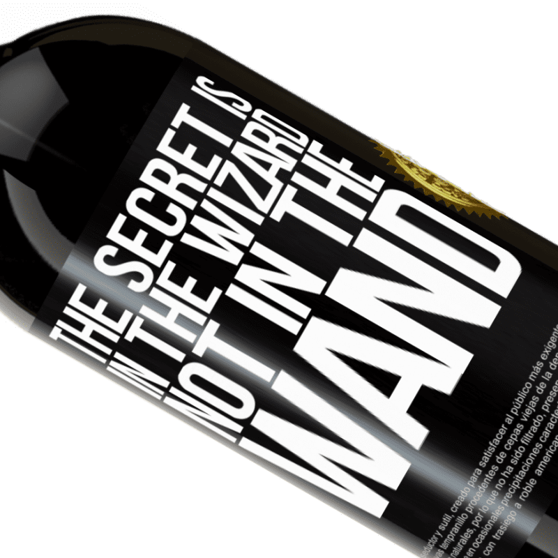 39,95 € Free Shipping | Red Wine Premium Edition MBS® Reserva The secret is in the wizard, not in the wand Black Label. Customizable label Reserva 12 Months Harvest 2014 Tempranillo