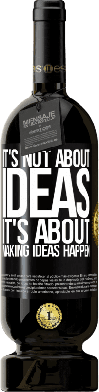 49,95 € 送料無料 | 赤ワイン プレミアム版 MBS® 予約する アイデアではありません。アイデアを実現することです ブラックラベル. カスタマイズ可能なラベル 予約する 12 月 収穫 2016 Tempranillo