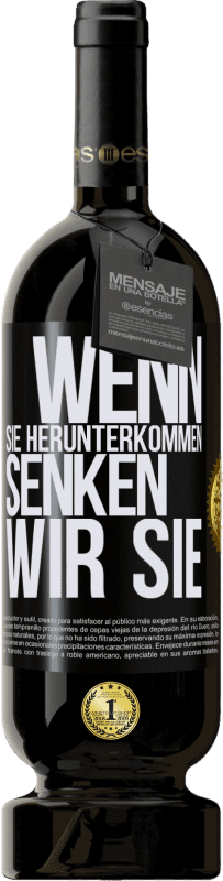 49,95 € Kostenloser Versand | Rotwein Premium Ausgabe MBS® Reserve Wenn Sie herunterkommen, senken wir Sie Schwarzes Etikett. Anpassbares Etikett Reserve 12 Monate Ernte 2015 Tempranillo