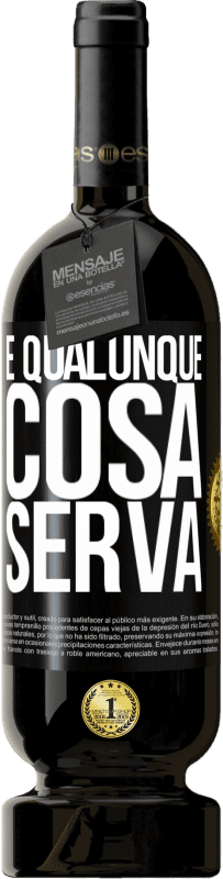 49,95 € Spedizione Gratuita | Vino rosso Edizione Premium MBS® Riserva E qualunque cosa serva Etichetta Nera. Etichetta personalizzabile Riserva 12 Mesi Raccogliere 2016 Tempranillo