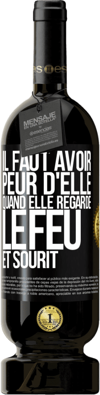 49,95 € Envoi gratuit | Vin rouge Édition Premium MBS® Réserve Il faut avoir peur d'elle, quand elle regarde le feu et sourit Étiquette Noire. Étiquette personnalisable Réserve 12 Mois Récolte 2015 Tempranillo