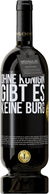 49,95 € Kostenloser Versand | Rotwein Premium Ausgabe MBS® Reserve Ohne Königin gibt es keine Burg Schwarzes Etikett. Anpassbares Etikett Reserve 12 Monate Ernte 2015 Tempranillo