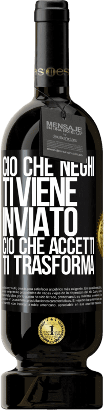 49,95 € Spedizione Gratuita | Vino rosso Edizione Premium MBS® Riserva Ciò che neghi ti viene inviato. Ciò che accetti ti trasforma Etichetta Nera. Etichetta personalizzabile Riserva 12 Mesi Raccogliere 2015 Tempranillo