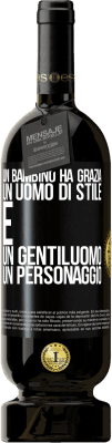 49,95 € Spedizione Gratuita | Vino rosso Edizione Premium MBS® Riserva Un bambino ha grazia, un uomo di stile e un gentiluomo, un personaggio Etichetta Nera. Etichetta personalizzabile Riserva 12 Mesi Raccogliere 2015 Tempranillo